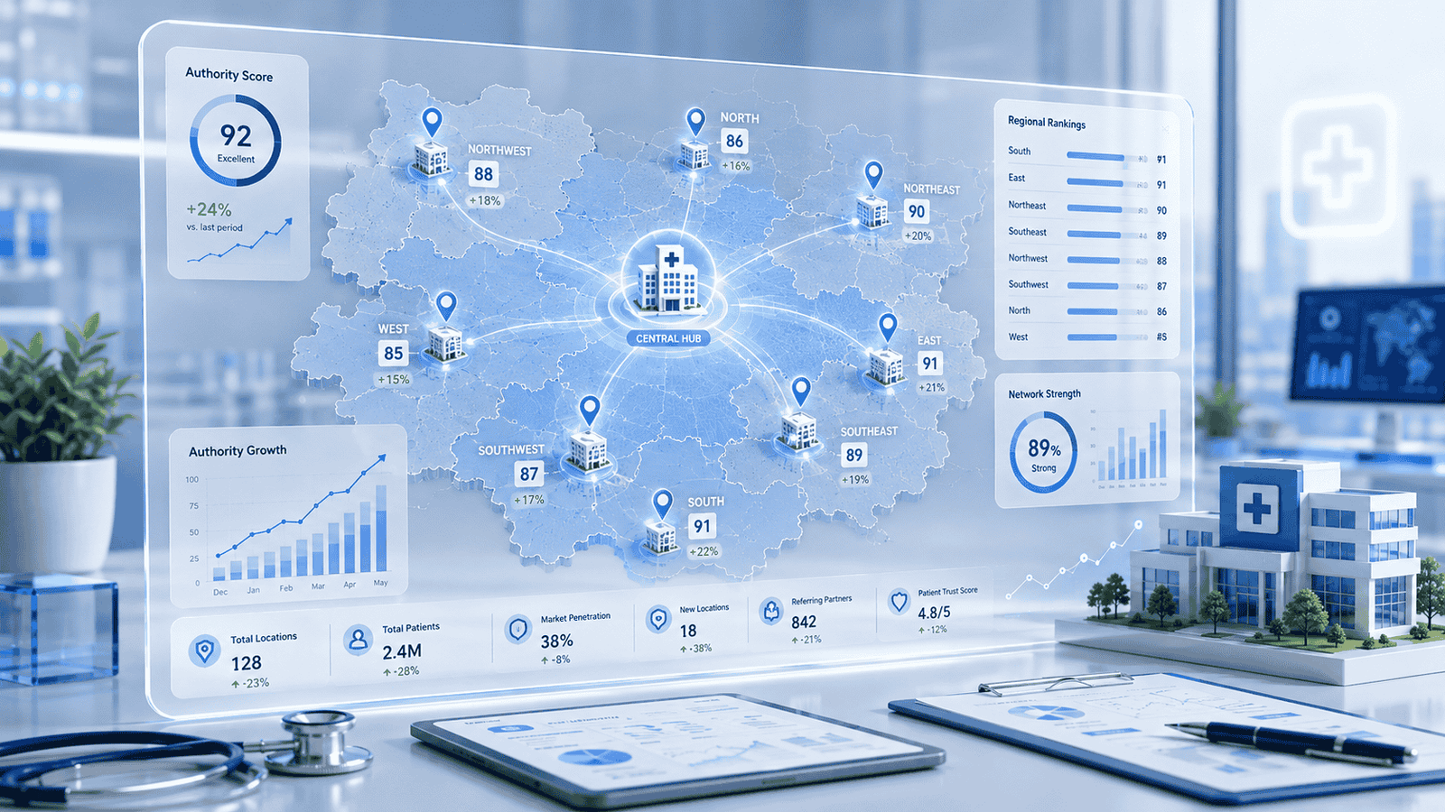 Local healthcare search intelligence